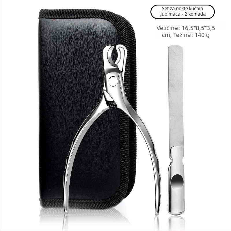 Set kliješta za nokte psa od nehrđajućeg čelika, 100 kom., ovlaštena privatna marka