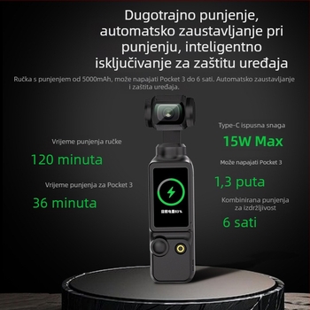 Prijenosni držač za DJI Pocket3 (SLF-37) – kućište od ABS/PC otporno na vatru i silikon