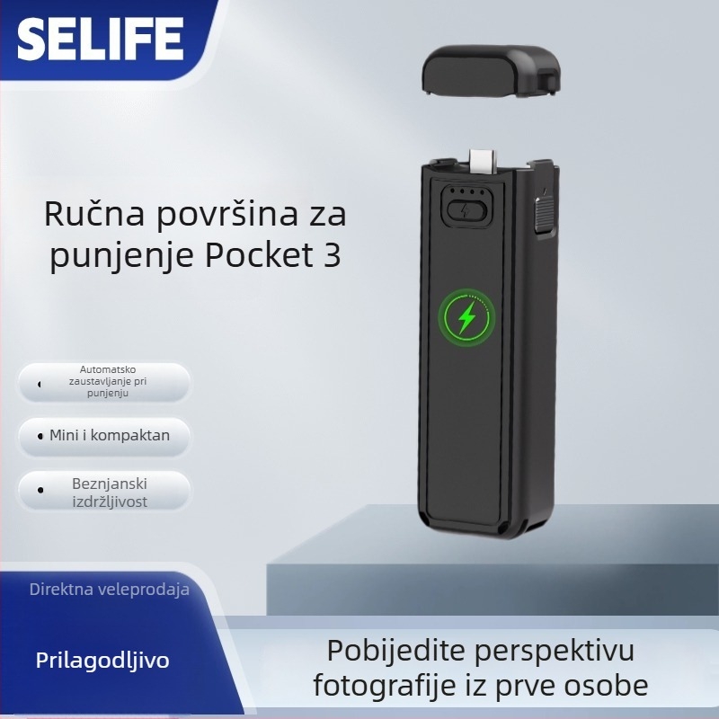 Prijenosni držač za DJI Pocket3 (SLF-37) – kućište od ABS/PC otporno na vatru i silikon