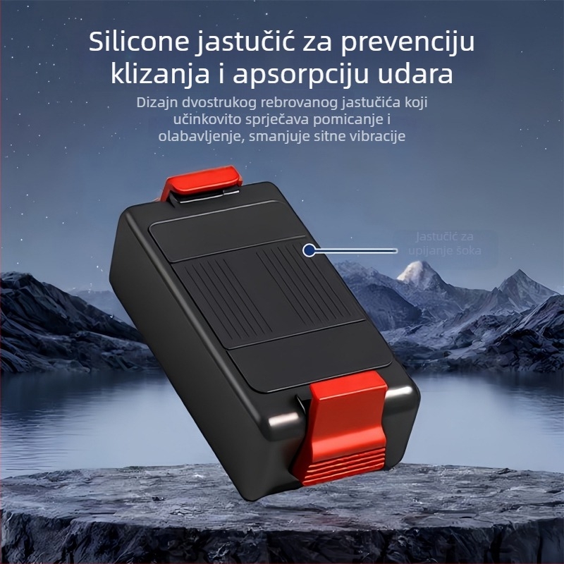 Dvostruka magnetska brza otpuštajuća baza za DJI Action 6 i Osmo Nano | Dj2 | Materijal: plastika + metal | Pakiranje: 1 kom