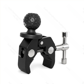 Velika kliješta hvatanja s kugličnom glavom za fotografiju, legura, navoji 3/8" i 1/4", cjevasti stezaljka za telefon