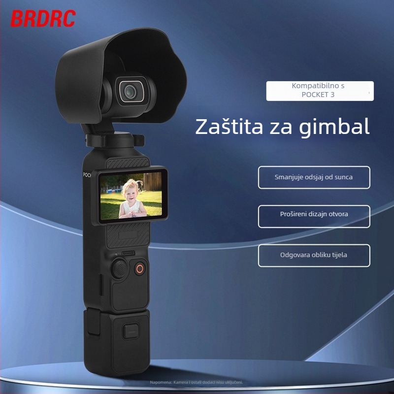 Antirefleksijski zaštitni poklopac za objektiv DJI Osmo Pocket 3 – sjenilo (pribor)