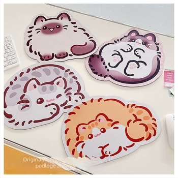 Podloga za miš MP-141 s podrškom za zapešće, gumena površina, jednostrana ispisa, mogućnost prilagodbe