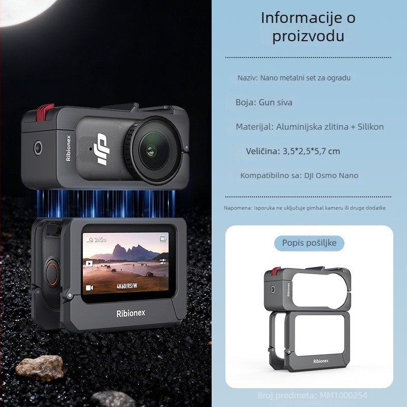 Dji Nano pribor – aluminijski metalni okvir za Rabbit Cage, zaštitni prošireni okvir (Model: Dji nano accessories; Kompatibilno: Dji nano)