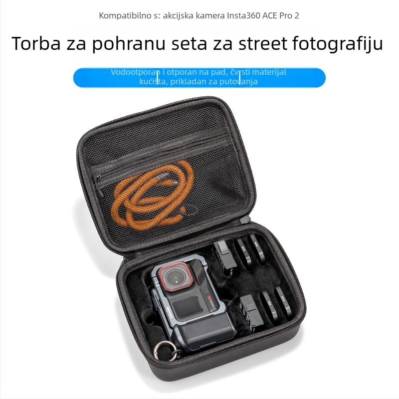 Insta360 Ace Pro2 torbica za pohranu s otpornošću na udarce – PU materijal, model 360ace