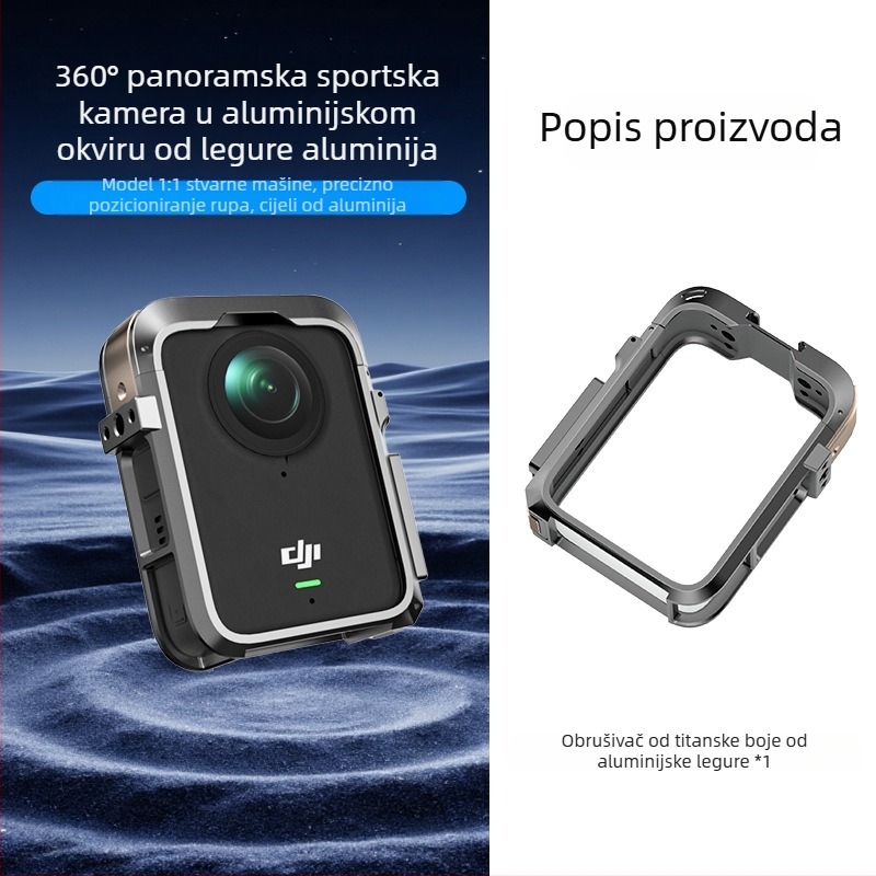 DJI 360 aluminijski okvir s metalnim zaštitnim kućištem za panoramsku kameru - set dodataka
