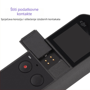 Zaštitni poklopac interfejsa podataka za DJI Osmo Pocket, ABS materijal, pakiranje 1 kom, jamstvo: tri garancije (ABS; DJI Osmo Pocket compatible; 1 piece packaging; Three Guarantees warranty)