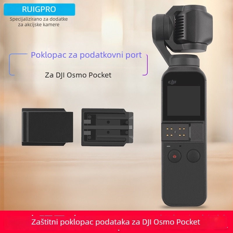 Zaštitni poklopac interfejsa podataka za DJI Osmo Pocket, ABS materijal, pakiranje 1 kom, jamstvo: tri garancije (ABS; DJI Osmo Pocket compatible; 1 piece packaging; Three Guarantees warranty)