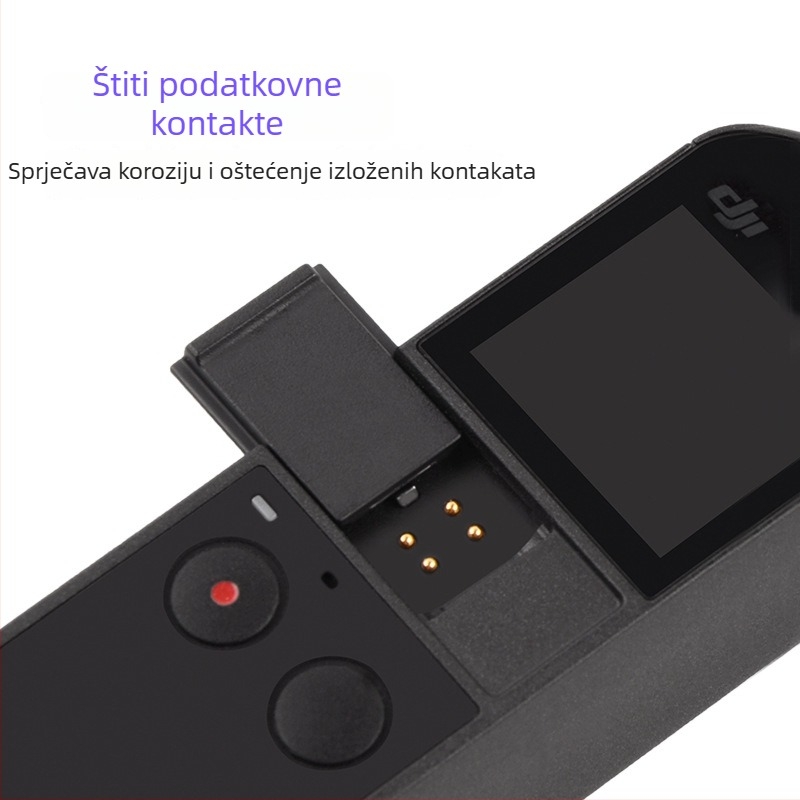 Zaštitni poklopac interfejsa podataka za DJI Osmo Pocket, ABS materijal, pakiranje 1 kom, jamstvo: tri garancije (ABS; DJI Osmo Pocket compatible; 1 piece packaging; Three Guarantees warranty)