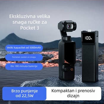 Držač baterije za DJI Pocket 3 – ABS kućište, 3C certifikat