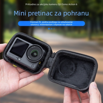 Torba za pohranu za DJI Action6 – EVA futrola, kompaktni prijenosni set dodataka za sportsku kameru