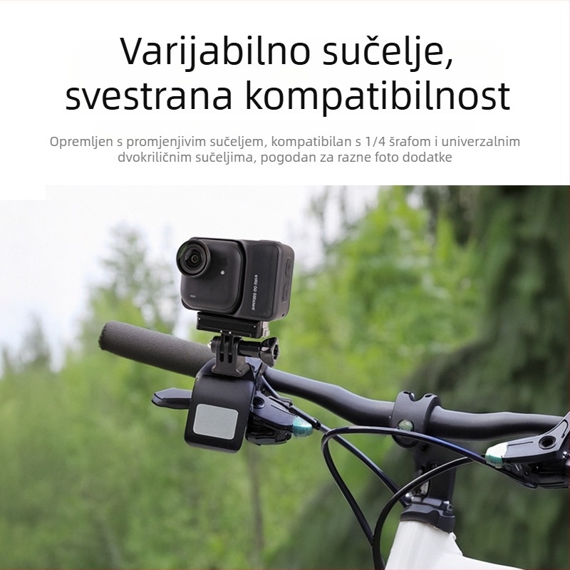 Univerzalna magnetska baza za Insta360 GoUltra — mini prijenosna baza od aluminijskog legura s mehanizmom brzog otpuštanja