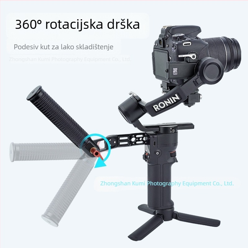 Pot ručica za stabilizator DJI RS2/RS3, aluminijska legura, prilagodljiva, višestruka funkcija