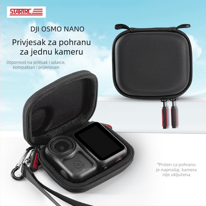 Startrc Torbica za pohranu za DJI Osmo Nano — PU materijal, kompatibilno s Osmo Nano, uključuje naramenicu i karabin, model 12220003