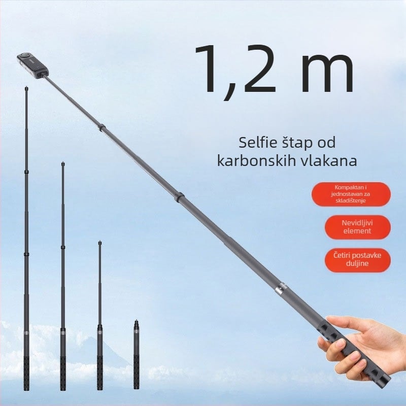 Selfie štap od ugljičnih vlakana za opću uporabu