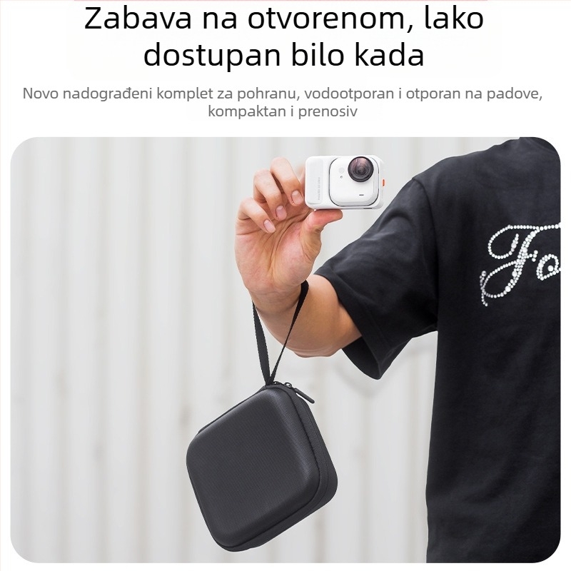 Insta360 GO Ultra EVA kutija za pohranu – lagana, zaštita od padova, prijenosna, kompatibilna s GO Ultra, EVA materijal, mogućnost tiskanja logotipa
