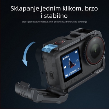 Telesin DJI Action6 aluminijska kavez za zaštitu – okvir akcijske kamere
