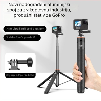 Vrig Selfie Štap za Akcijske Kamere TP-21 – Univerzalno za Sportske Kamere, Plastični