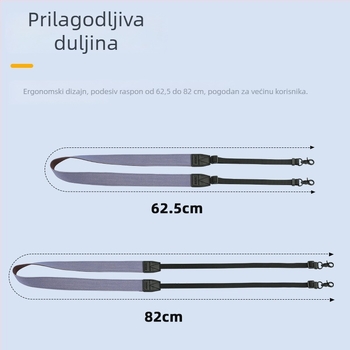 Brdrc lančić za daljinski upravljač za DJI Mini 3 Pro / Mavic 3 RC Pro s ekranom – materijal: poliester-pamučna tkanina + mikrovlakana koža, model Ewb9387, tisak logotipa: najmanje 500