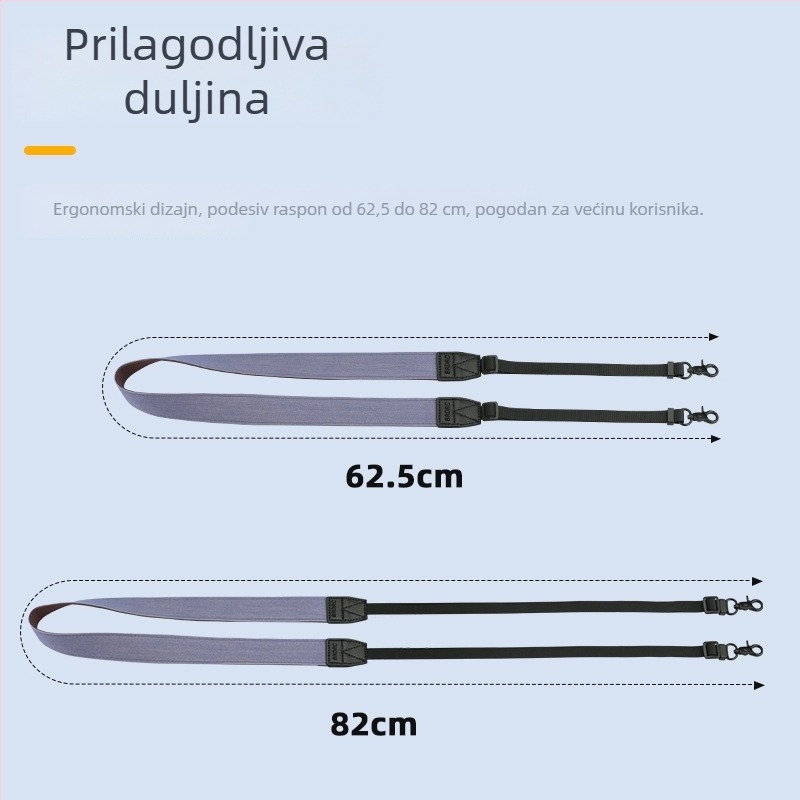 Brdrc lančić za daljinski upravljač za DJI Mini 3 Pro / Mavic 3 RC Pro s ekranom – materijal: poliester-pamučna tkanina + mikrovlakana koža, model Ewb9387, tisak logotipa: najmanje 500