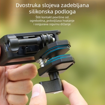 Držač vjetrobrana za motocikl za akcijske kamere, aluminijska legura, DJI 360 pribor