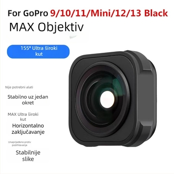 Fu Tae-Hiro širokokutni objektiv za GoPro 9/10/11/MINI/12/13 — optičko staklo, prilagodljiv logotip, kompatibilan s GoPro