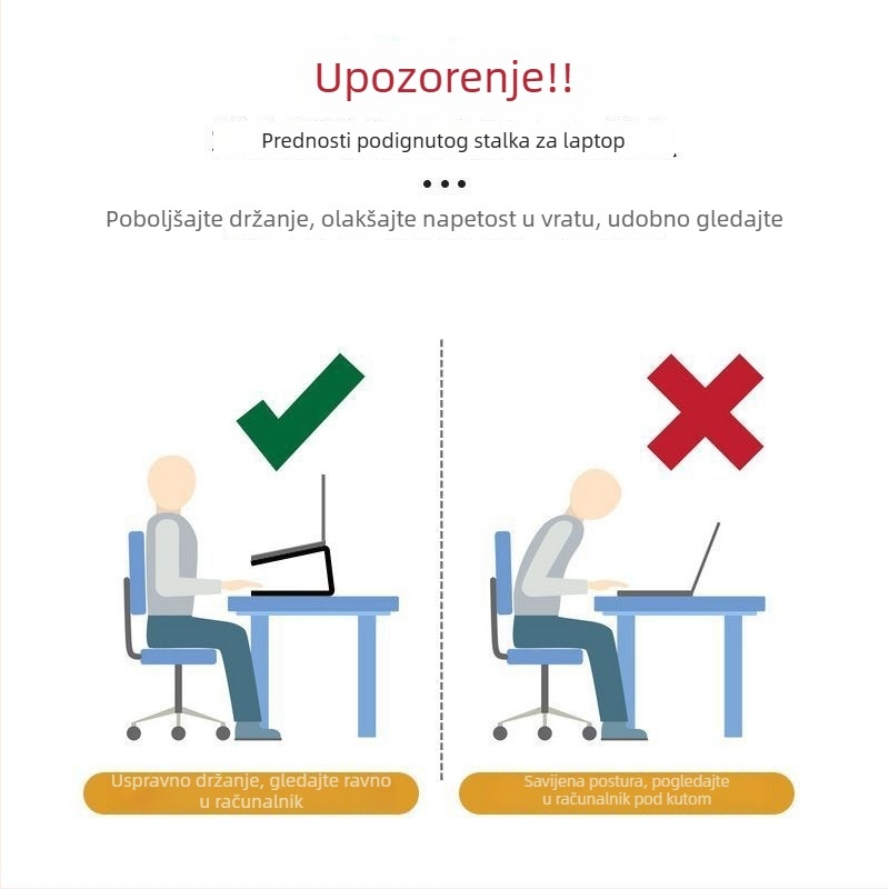 Stalak za notebook, dvostruko vertikalno hlađenje, potpuno metalni čvrsti stolni stalak, aluminijska legura, model 20231207