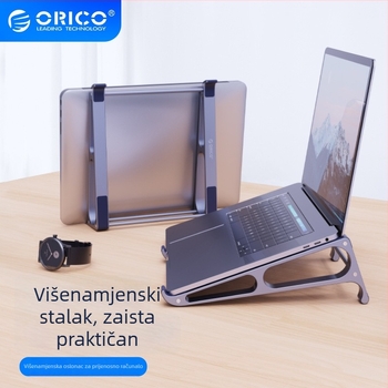 Orico MA-13 Držač za laptop – sklopivi, aluminijska legura, vertikalna podrška, hlađenje