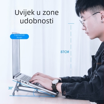 Orico MA-13 Držač za laptop – sklopivi, aluminijska legura, vertikalna podrška, hlađenje