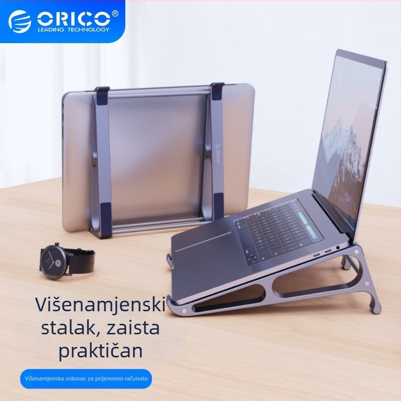 Orico MA-13 Držač za laptop – sklopivi, aluminijska legura, vertikalna podrška, hlađenje
