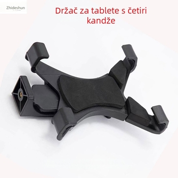 Držač kamere s 1/4 inčnim navojem i četverozubim ravnim stezanjem, sklopno, 360° pan/tilt, 91 g