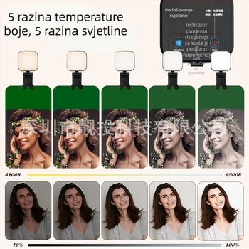 Video rasvjeta za računalo i videokonferencije – 5V, 10W, 3200–6500K