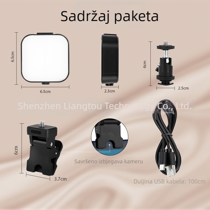 Video rasvjeta za računalo i videokonferencije – 5V, 10W, 3200–6500K