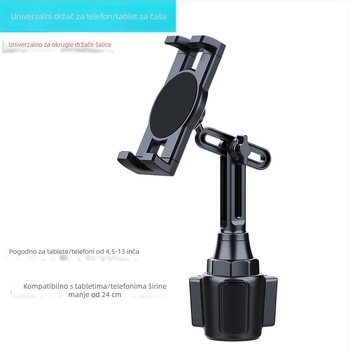 Rotirajući držač za automobil za tablet i telefon, univerzalni