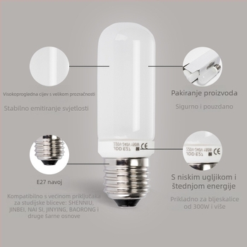 Profesionalno studijsko svjetlo za fotografiju, 150W, 220-230V, dimmable i podesiva jačina svjetla