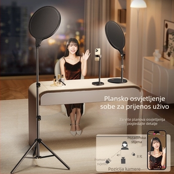 LED rasvjeta za desktopni live streaming – tri temperaturne boje, DC 5V, ≤10W, prilagodljivo
