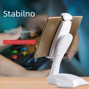 Držač za tablet – sklopivi, rotirajući stolni držač za iPad 2/3/4 i iPad mini, model W9, 226 g, izdanje 2021