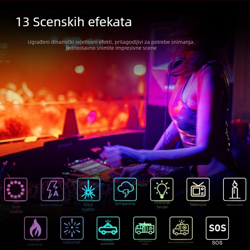 LED rasvjeta za popunjavanje, model RSL-01, 7.5W, tri boje temperature, ručna upotreba
