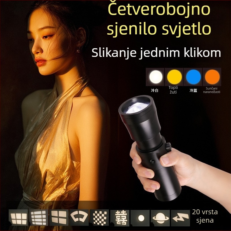 Fotografsko svjetlo za ispunu, metalna modelirajuća lampa, 2700–3500K, <10W, 5V
