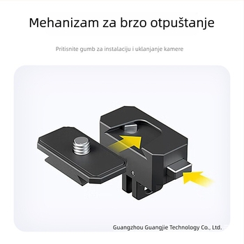 Insta360 X5/4/3/2 kompatibilna pločica brzog otpuštanja i baza, aluminijska legura, dodatak za sportsku kameru