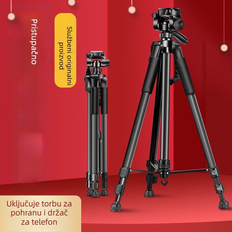 Stativ za DSLR/Mirrorless/telefon s kugličnom glavom, karbonska vlakna, 5 sekcija