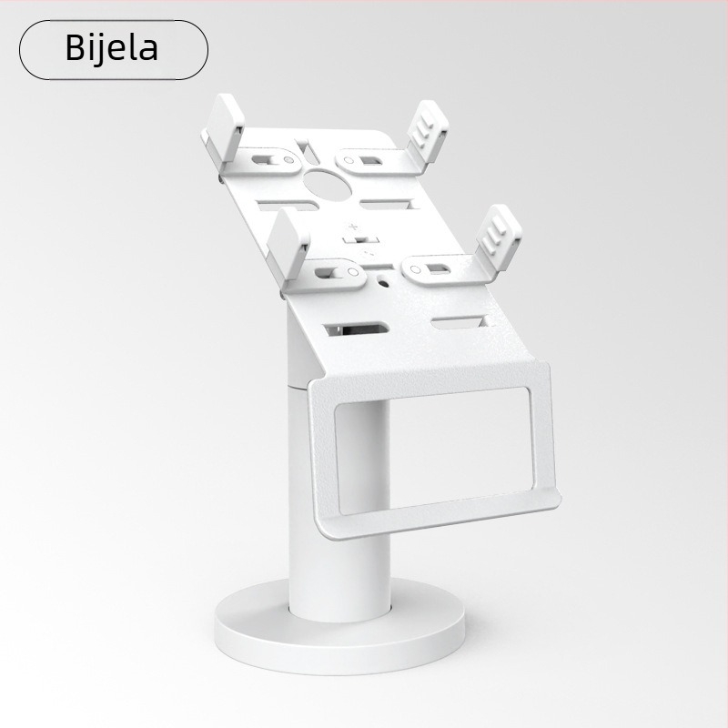 POS stalk za čitač kartica i skener – okretni podesivi zaslon, model P01, materijal plastika + metal, 0,5 kg, stolna montaža