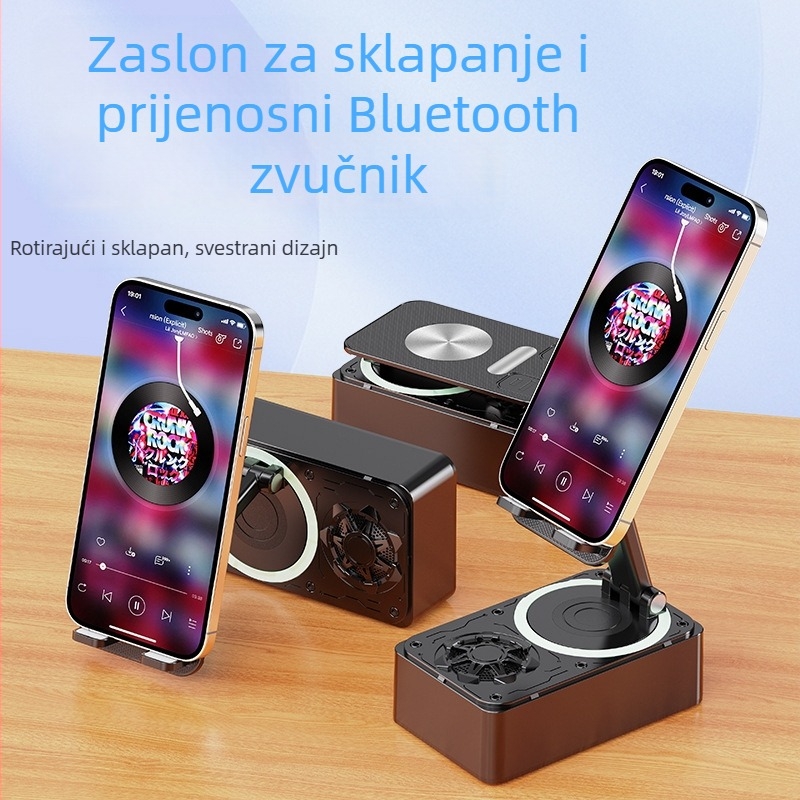 Sklopivi okretni držač za tablet s Bluetooth zvučnikom
