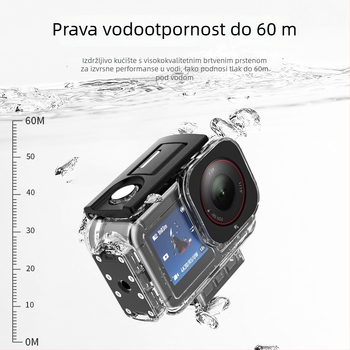 Magnetska vodootporna zaštitna kućica za DJI Action 5 Pro/4/3 – akrilno ronilačko kućište