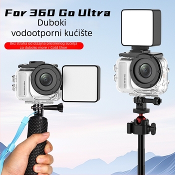 Insta360 GO Ultra Prozirno vodootporno zaštitno kućište, PC + staklo, u kutiji, na skladištu, mogućnost otiska loga