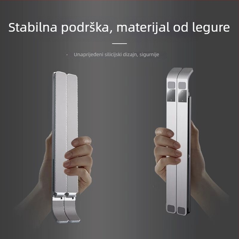 M36 serija aluminijske podloge za laptop – visinsko podesiva, s hlađenjem, stolni držač, težina 260 g