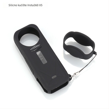 Silikon kućište za Insta360 X5 – Shadow Stone X5 zaštitno kućište za leću, panoramska kamera, otpornost na pad; kompatibilno sa Shadow Stone X5; materijal: silikon; tiskanje logotipa: dostupno