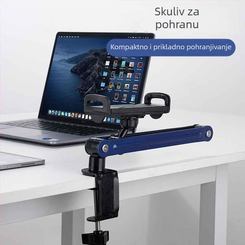 Univerzalni stolni držač za telefon i tablet, podizni dizajn, sklopivi držač s klipsom, model GMS33L