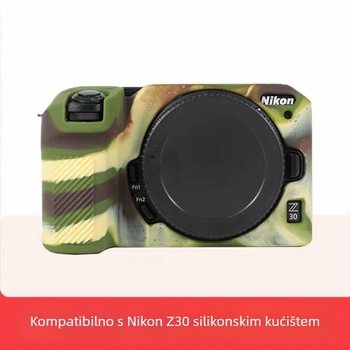 Silikonska futrola za Nikon Z30, otporna na habanje, clutch torbica za bezzrcnu kameru