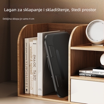 K75 Aluminijska Legura Rotirajući Stolni Držač Za Prijenosno Računalo i Tablet, 885 g